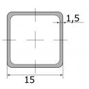 Труба профильная 15*15*1.5 (6,0м)